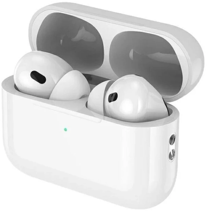 bluetooth ausinės, be laido su krovimo dėklu, spalva: balta