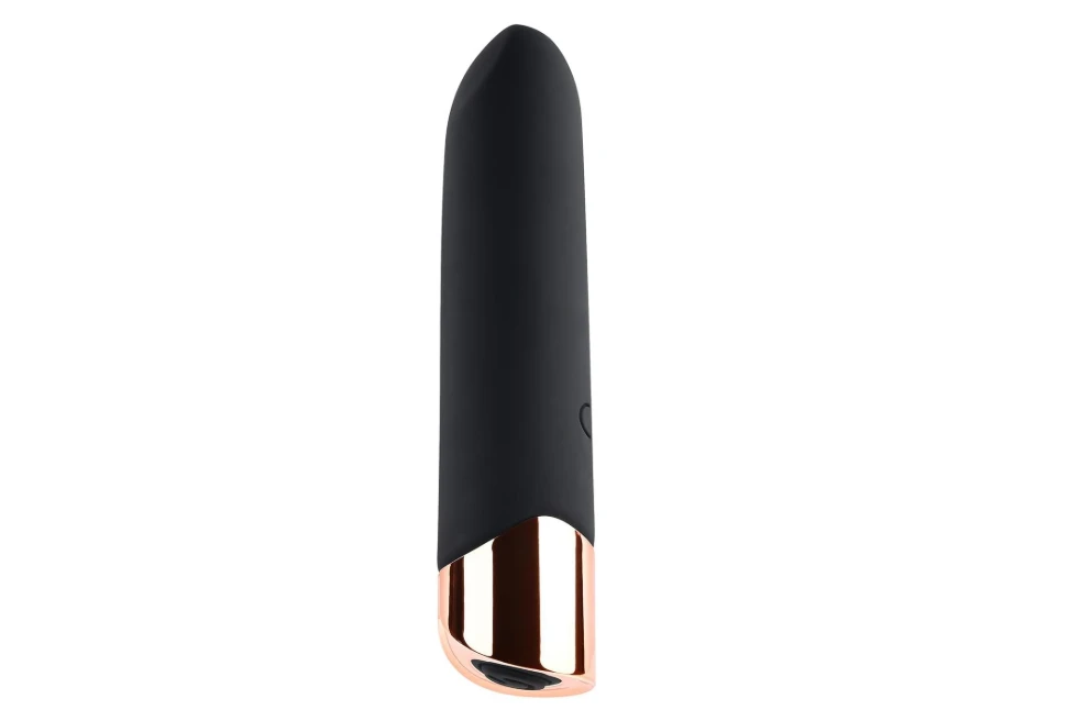 Bullet tipo vibratorius su įkrovimo dėklu – 10 vibracijos dažnių