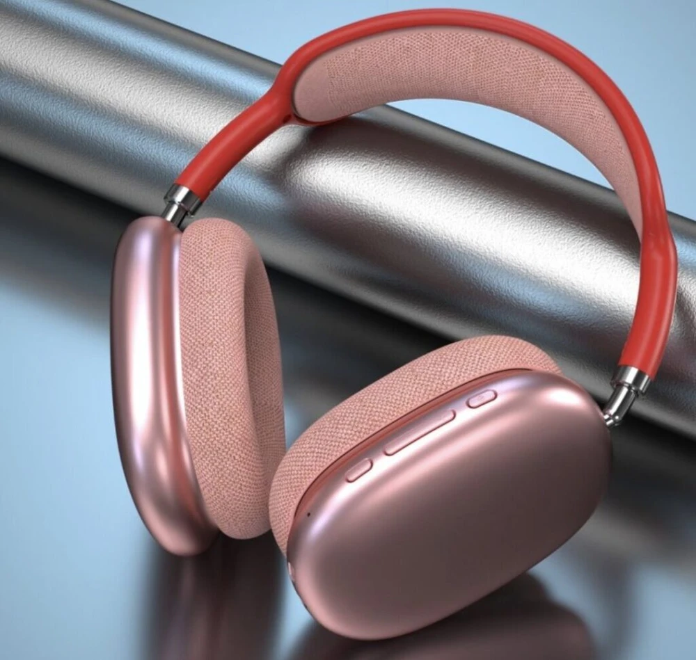 CHUNLIU YANG; Gongren north road, Yiwu, Zhejiang, China; nida@op.pl Ausinės su garsiakalbiu ir bluetooth, rožinės su dėklu