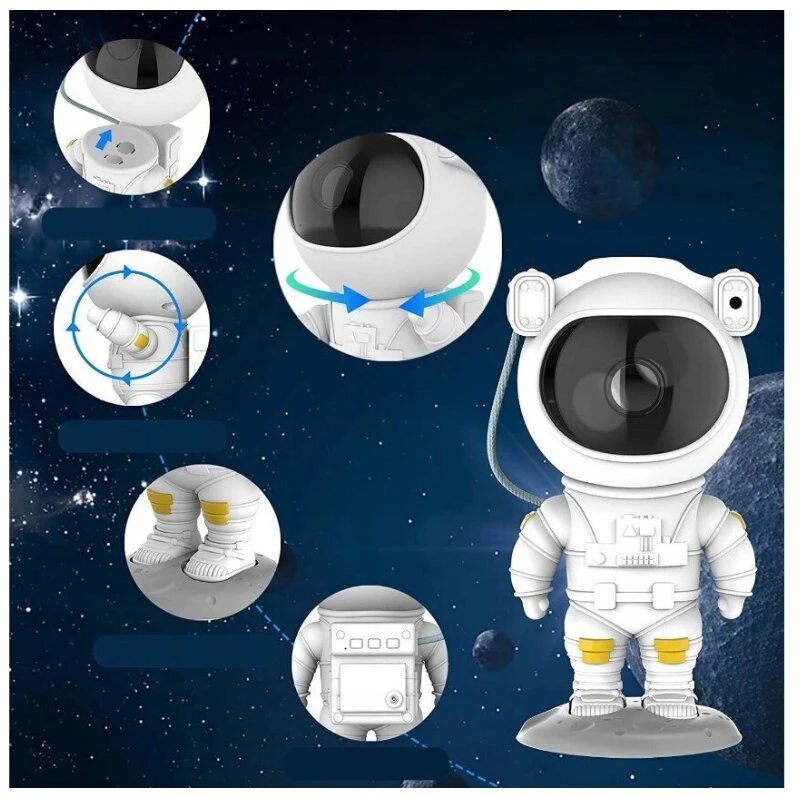 Projektorius Astronautas, baltas