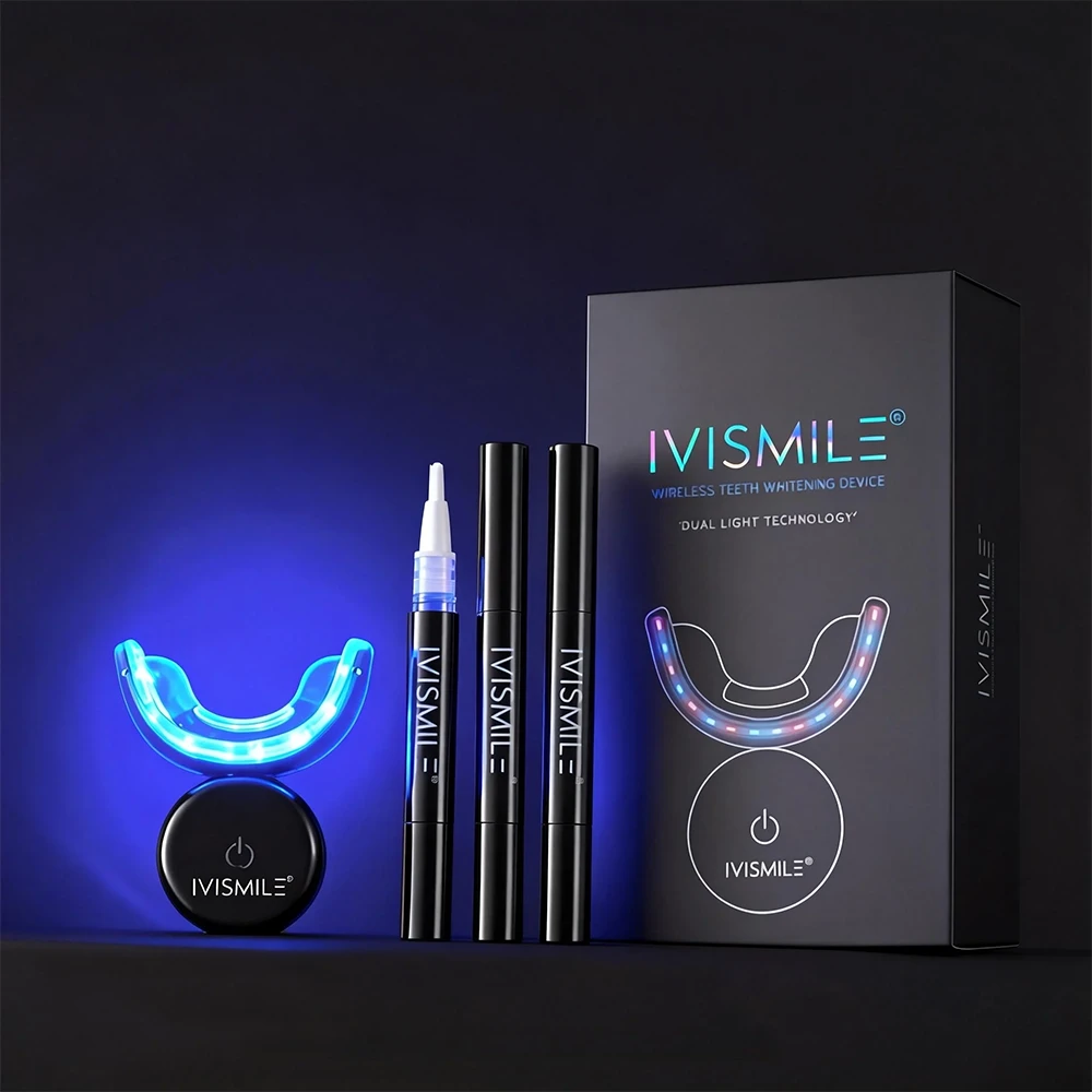 Dantų balinimo rinkinys su Led šviesomis