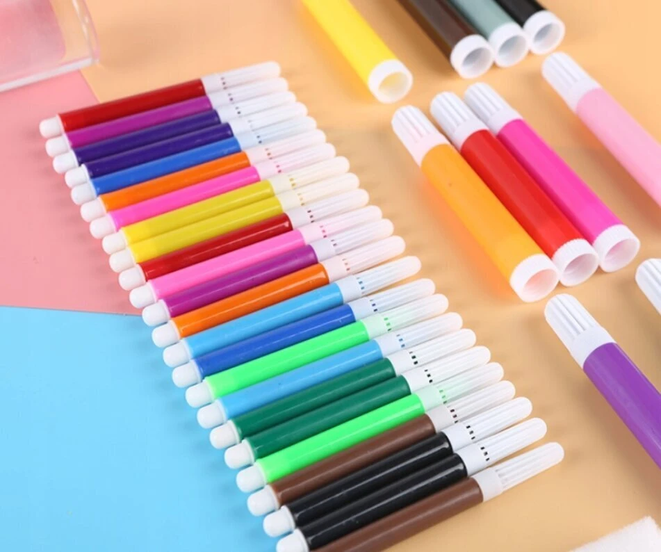 Decoartlt Piešimo ir meno rinkinys 145 vnt.mėlynas, Renuaro vienaragis, Lagaminas, Pieštukai, Dažai, flomasteriai