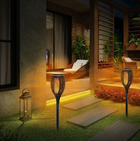 Lauko sodo žibintas, 50cm, 1vnt. Airi, spalva: juoda aprašymas - Prekės nuotrauka