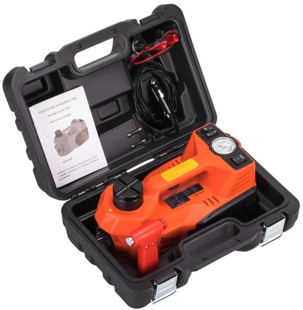 Kraftdele Domkratas automobilinis elektrohidraulinis+kompresorius 5T, 12V Kraft &amp; Dele