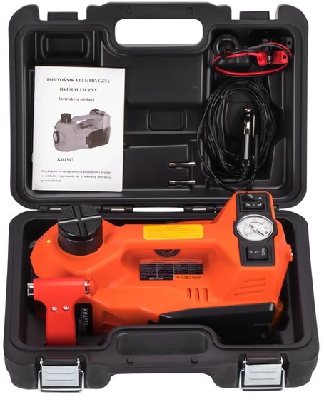 Kraftdele Domkratas automobilinis elektrohidraulinis+kompresorius 5T, 12V Kraft &amp; Dele