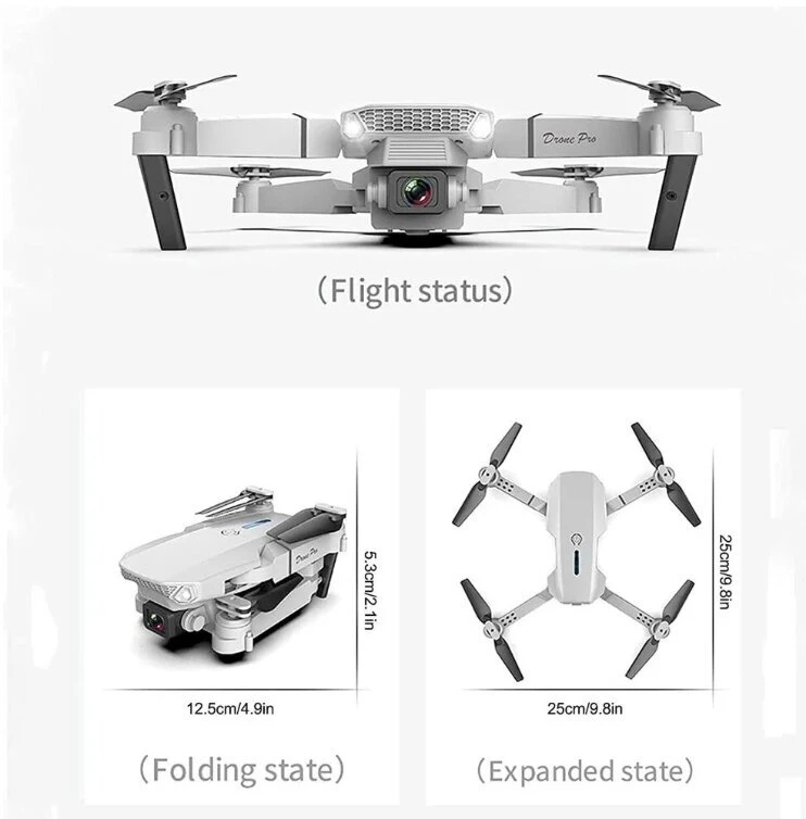 Dronas 4K HD E88 PRO Wifi