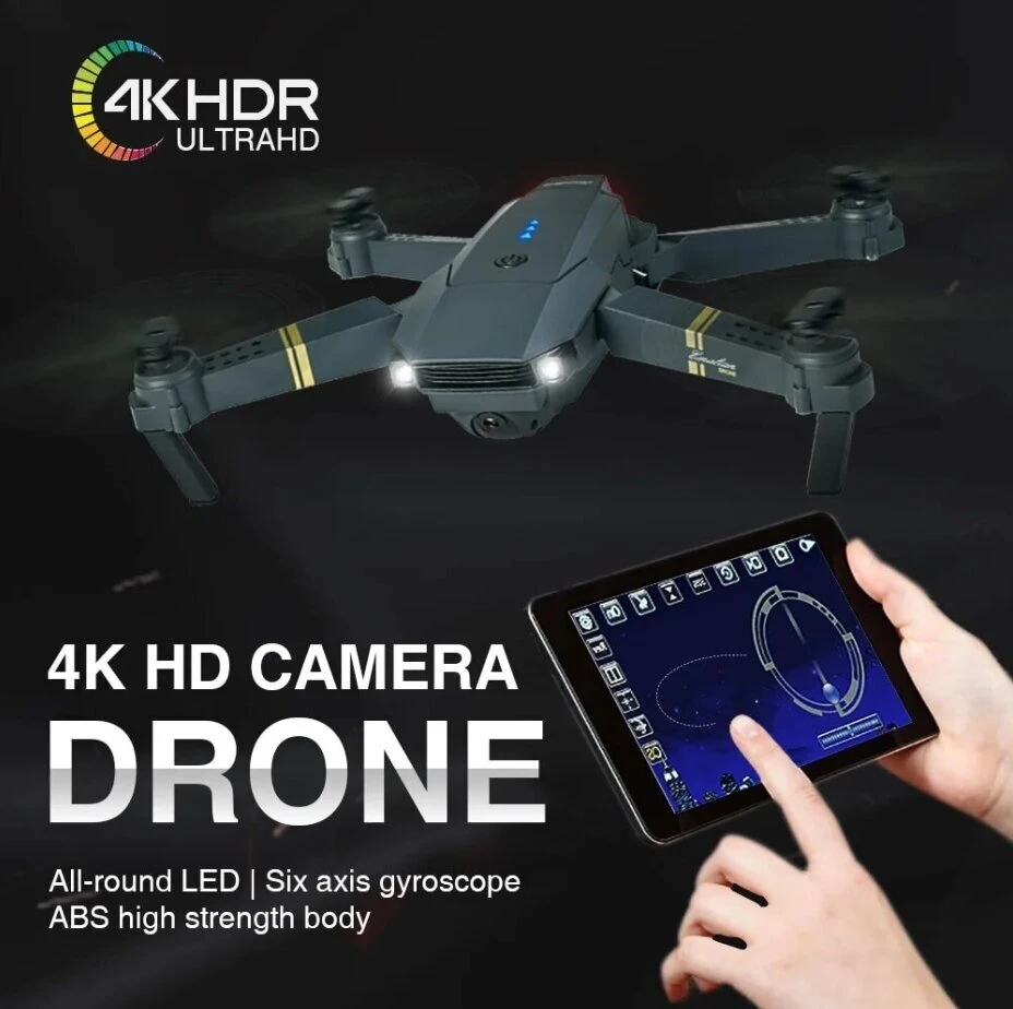 Dronas su kamera 4K WiFi
