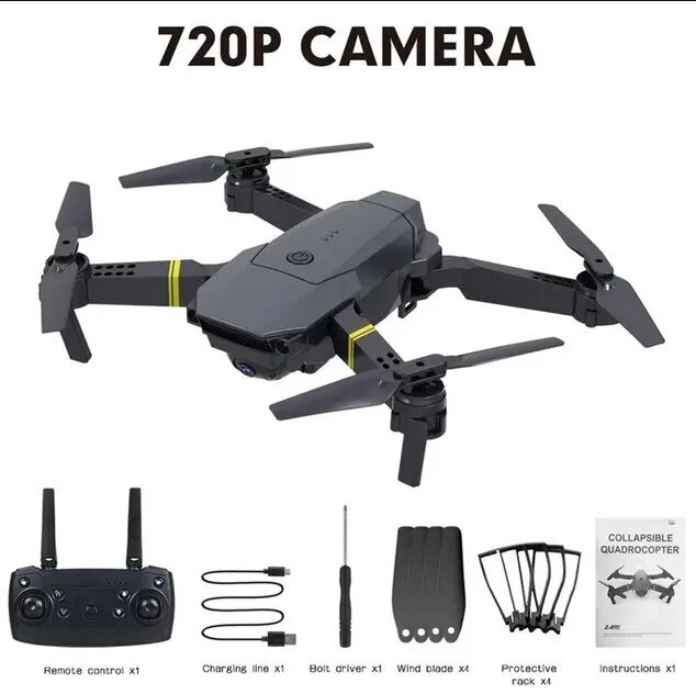Dronas su kamera 4K WiFi