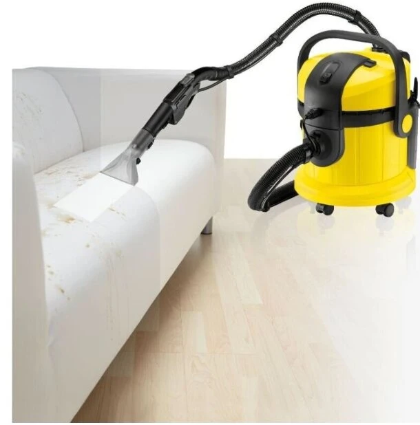 Dulkių siurblys Šlapio ir Sauso valymo dulkių siurblys, Plaunamasis dulkių siurblys 2400W BX-3232, spalva: geltona