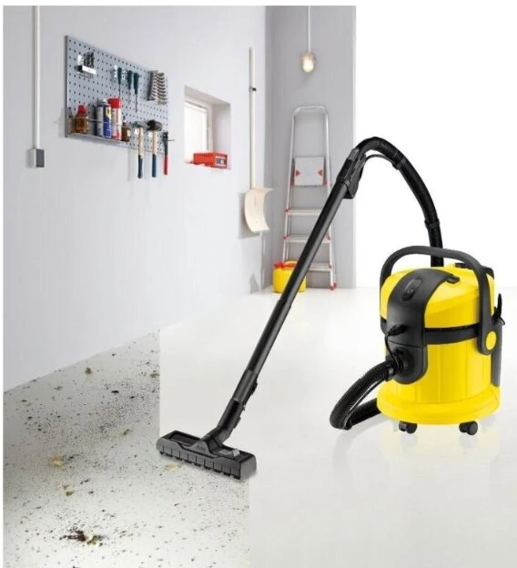 Dulkių siurblys Šlapio ir Sauso valymo dulkių siurblys, Plaunamasis dulkių siurblys 2400W BX-3232, spalva: geltona