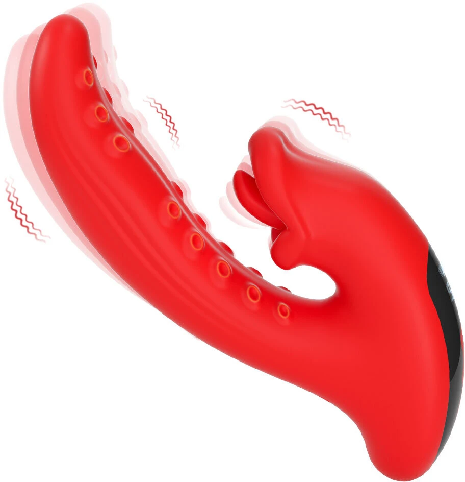 Dvigubas vibratorius su LED ekranu 261946