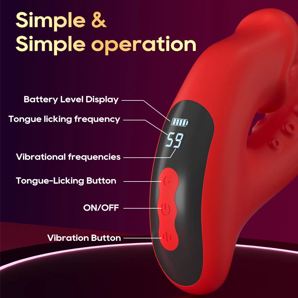 Dvigubas vibratorius su LED ekranu 261946