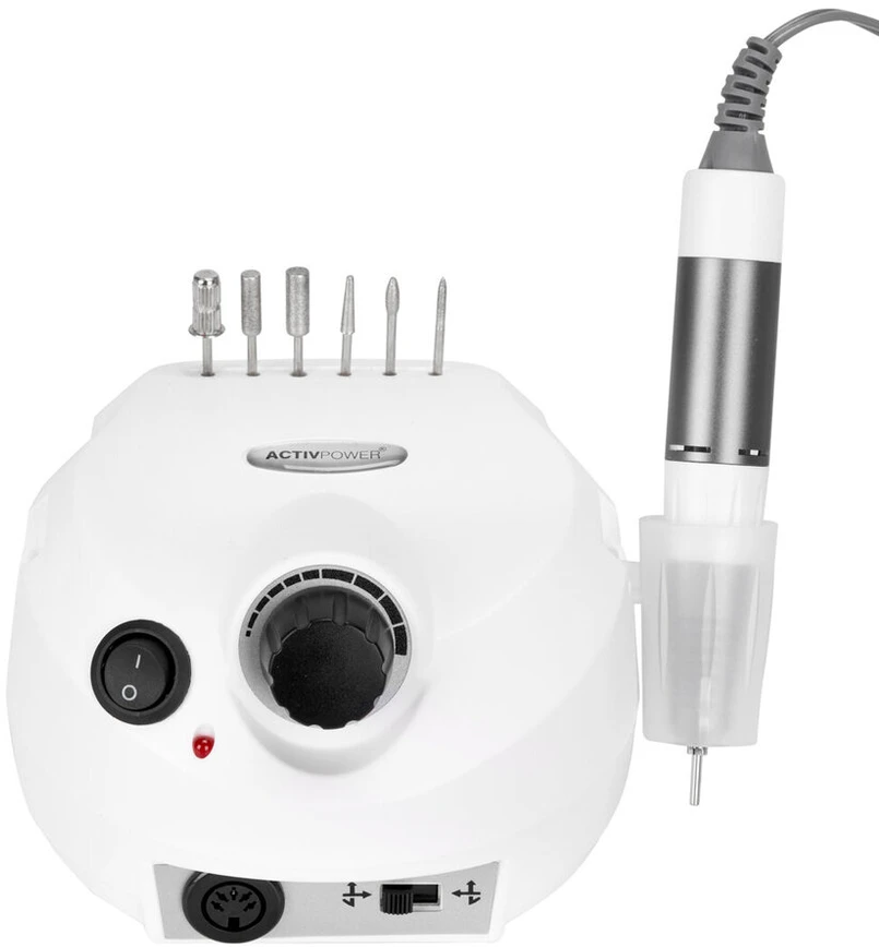 Activeshop Profesionali nagų freza Activ Power J202, 65W, baltos spalvos