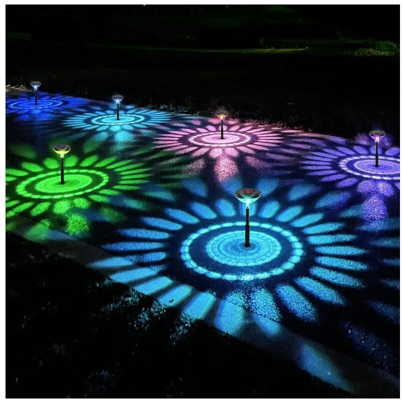 SL-02 LED saulės sodo šviestuvai 2 vnt.