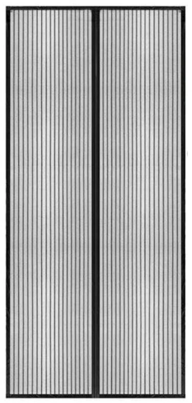 Tinklelis nuo uodu durims 100x210cm T-01, spalva: juoda