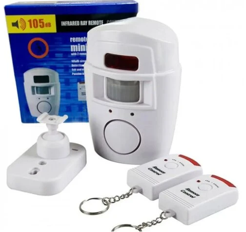 FASHAN JIAERDUN TECHNOLOGY CO., ; Room 408f, 4th Floor, No. 82, Wugang Road, Shiwan Town Street, Foshan, GD, China; 929960837@139.com Belaidė namų ir garažo signalizacija su judesio jutikliu ir 105 dB garsu