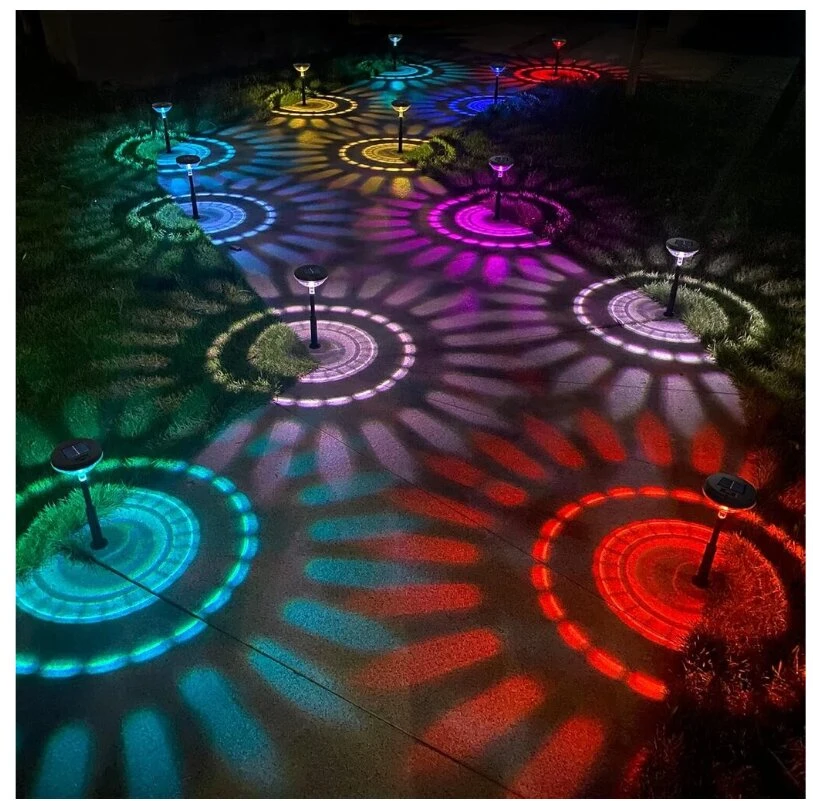 SL-02 LED saulės sodo šviestuvai 2 vnt.