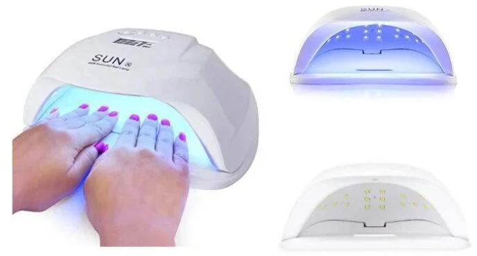 Nagų lempa UV spinduliuotės lempa nagams, geliniam manikiūrui ar pedikiūrui