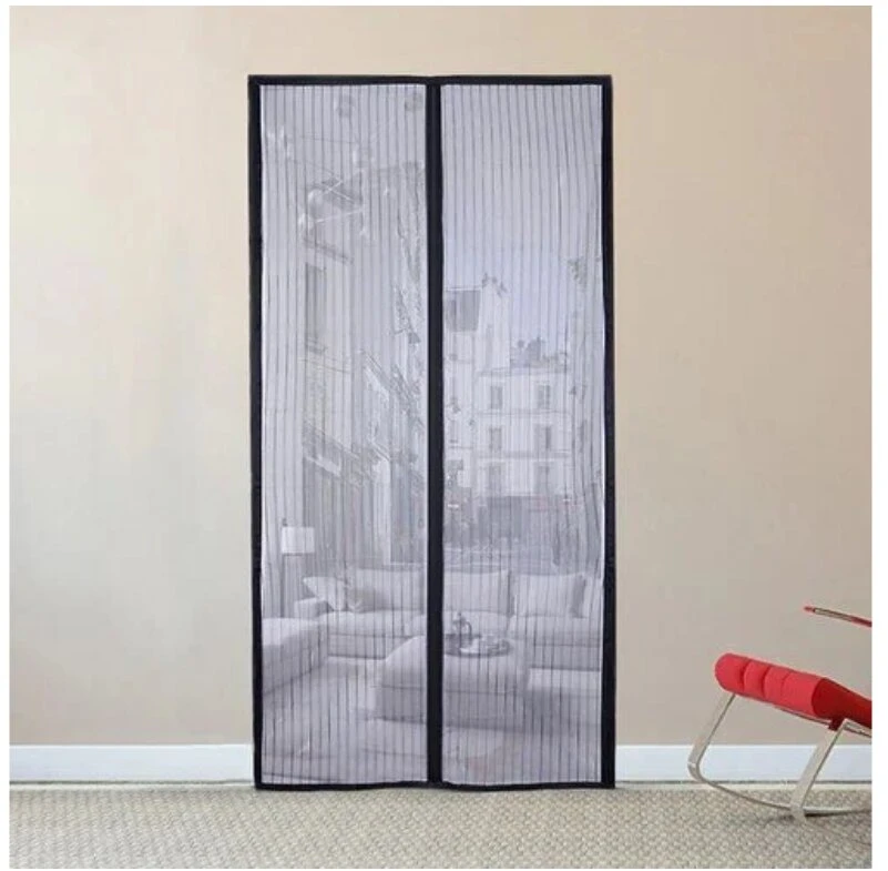 Tinklelis nuo uodu durims 100x210cm T-01, spalva: juoda