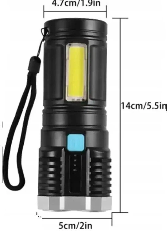 LED ŽIBINTUVĖLIS GALINGAS KARINIS TAKTINIS PROŽEKTORIUS ĮKRAUNAMAS