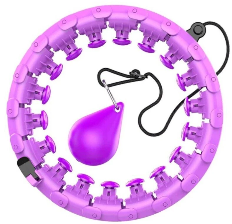 Gimnastikos lankas Hula Hoop, 140 cm, violetinis
