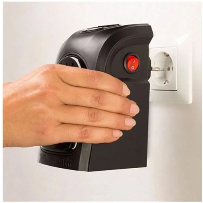 Elektrinis mini šildytuvas, 220 v., 370 W, spalva: juoda