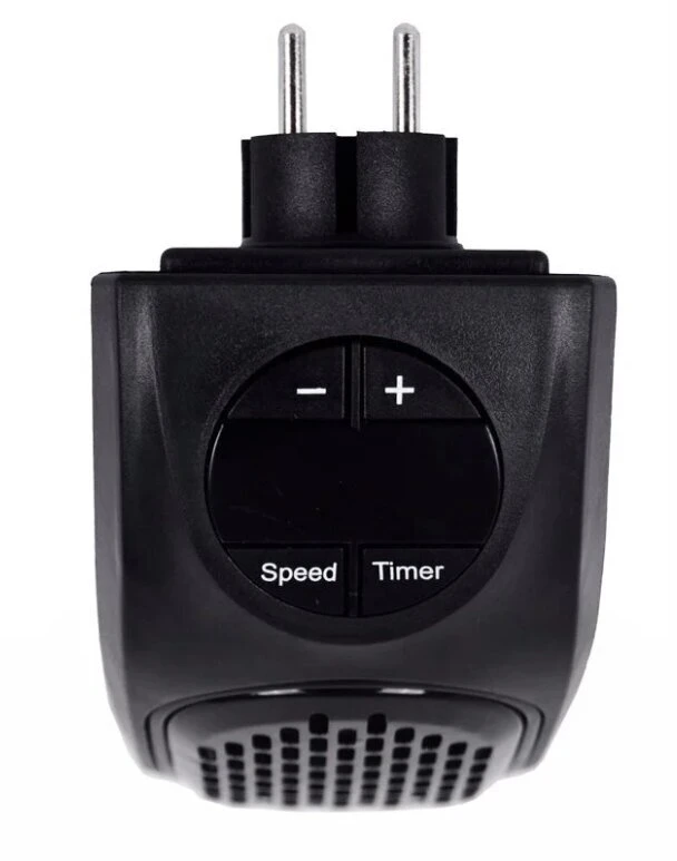 Elektrinis mini šildytuvas, 220 v., 370 W, spalva: juoda