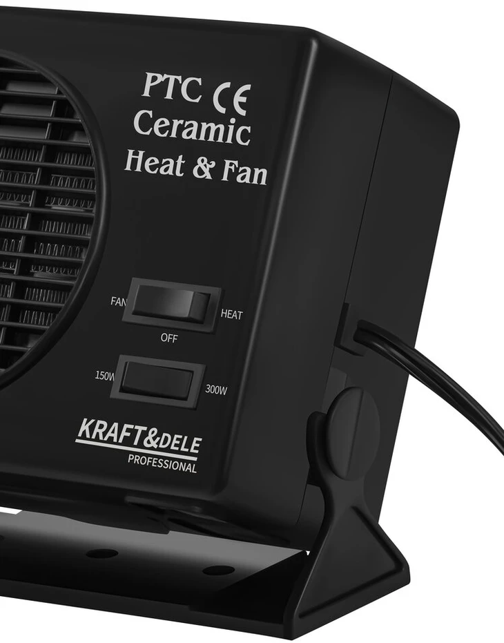 FOREINTRADE S. A.; ul. Modrzewiowa 54, 05-555 Janówek Automobilinis šildytuvas KRAFT&amp;DELE KD6524, 12 V, 300 W