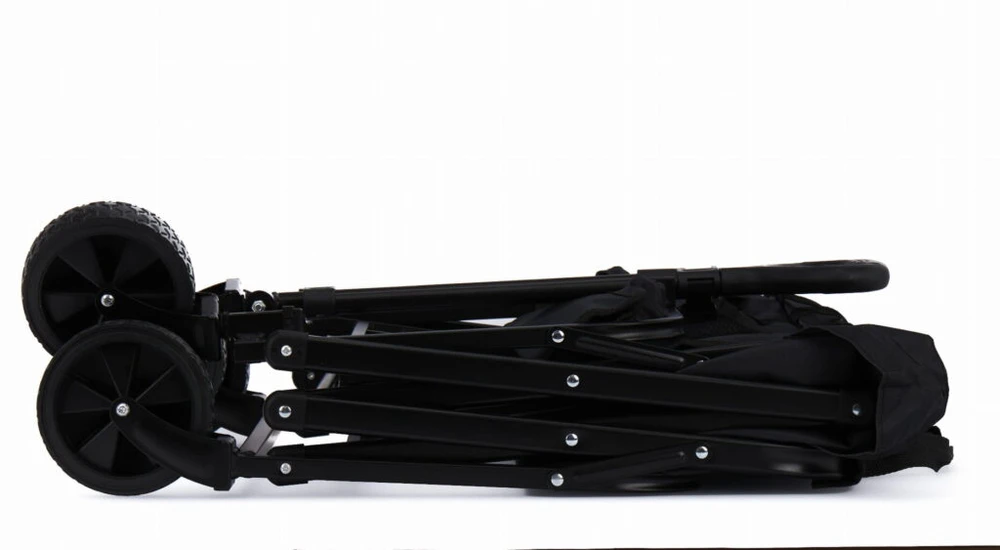 Kraftdele Sulankstomas transportavimo vežimėlis KD3087, 90L Kraft&amp;Dele, spalva: juoda