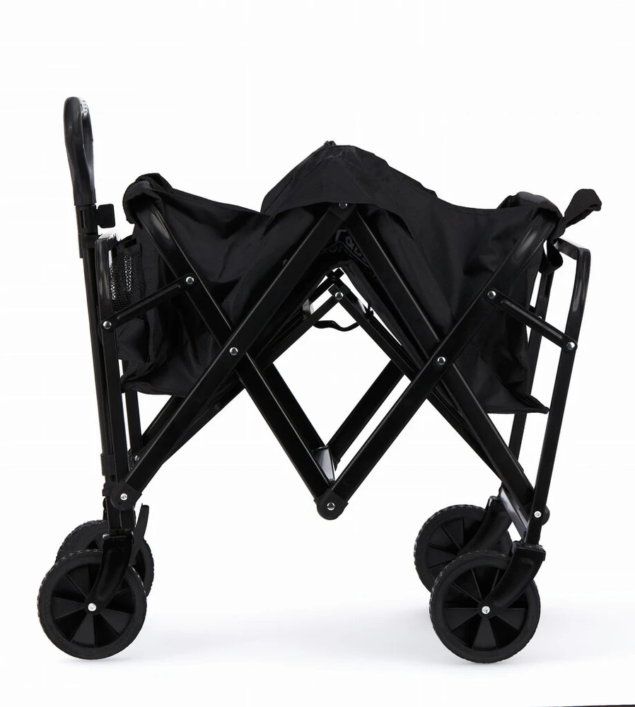 Kraftdele Sulankstomas transportavimo vežimėlis KD3087, 90L Kraft&amp;Dele, spalva: juoda