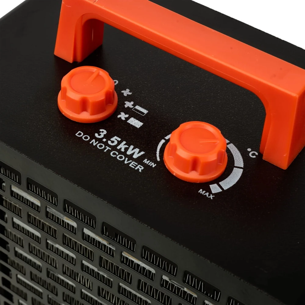 Elektrinis šildytuvas KRAFT&amp;DELE KD11991, 3500 W, spalva: juoda