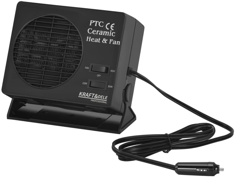 FOREINTRADE S. A.; ul. Modrzewiowa 54, 05-555 Janówek Automobilinis šildytuvas KRAFT&amp;DELE KD6524, 12 V, 300 W