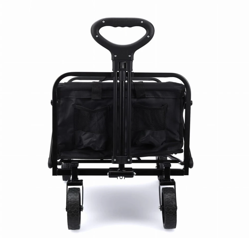 Kraftdele Sulankstomas transportavimo vežimėlis KD3087, 90L Kraft&amp;Dele, spalva: juoda