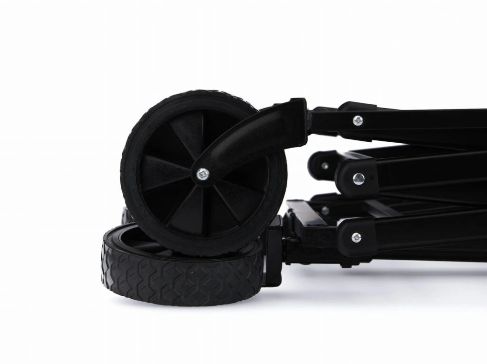Kraftdele Sulankstomas transportavimo vežimėlis KD3087, 90L Kraft&amp;Dele, spalva: juoda