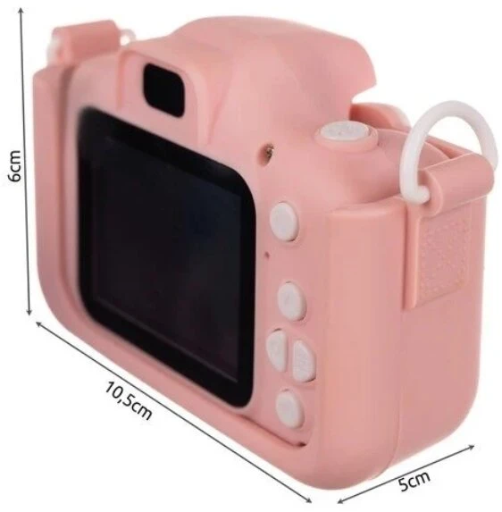 Fotoaparatas su profesionalia kamera ir Selfi lazda, rožinis Casio