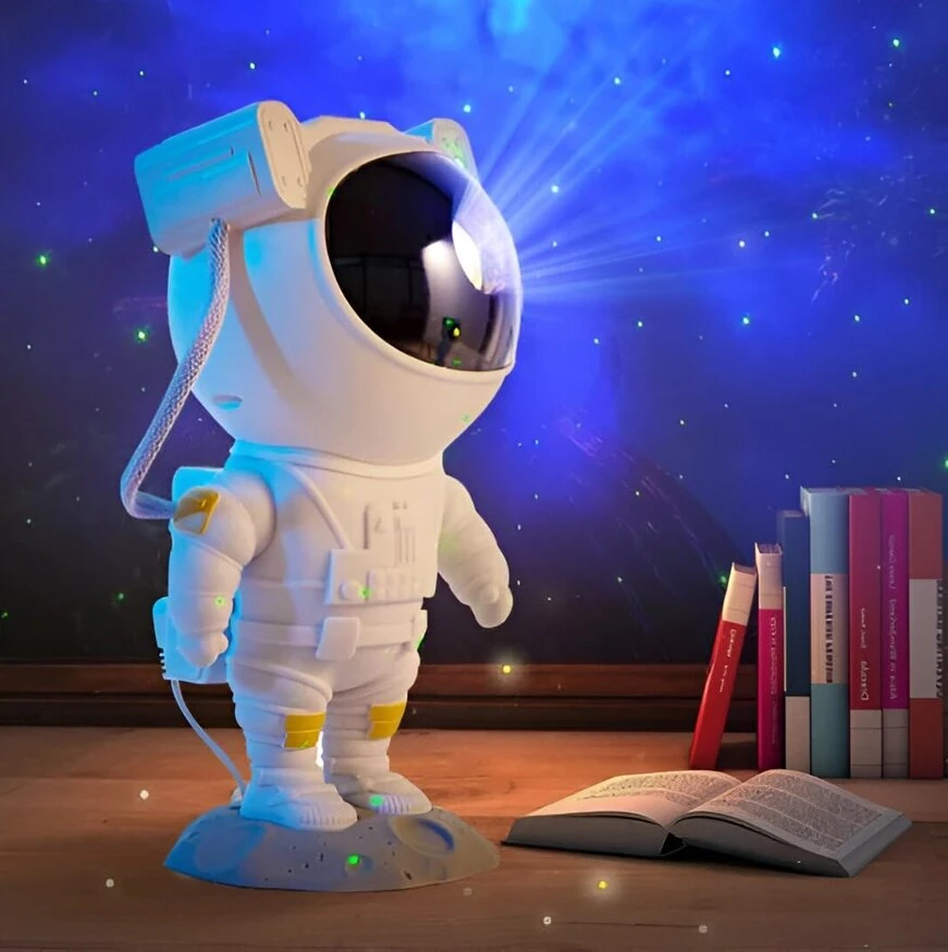Galaktikų projektorius astronautas su bluethooth
