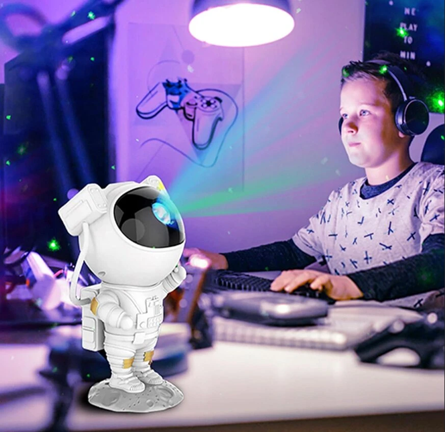 Galaktikų projektorius astronautas su bluethooth
