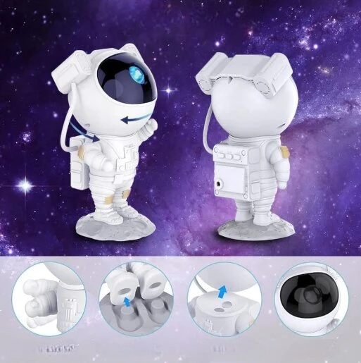 Projektorius Astronautas, baltas