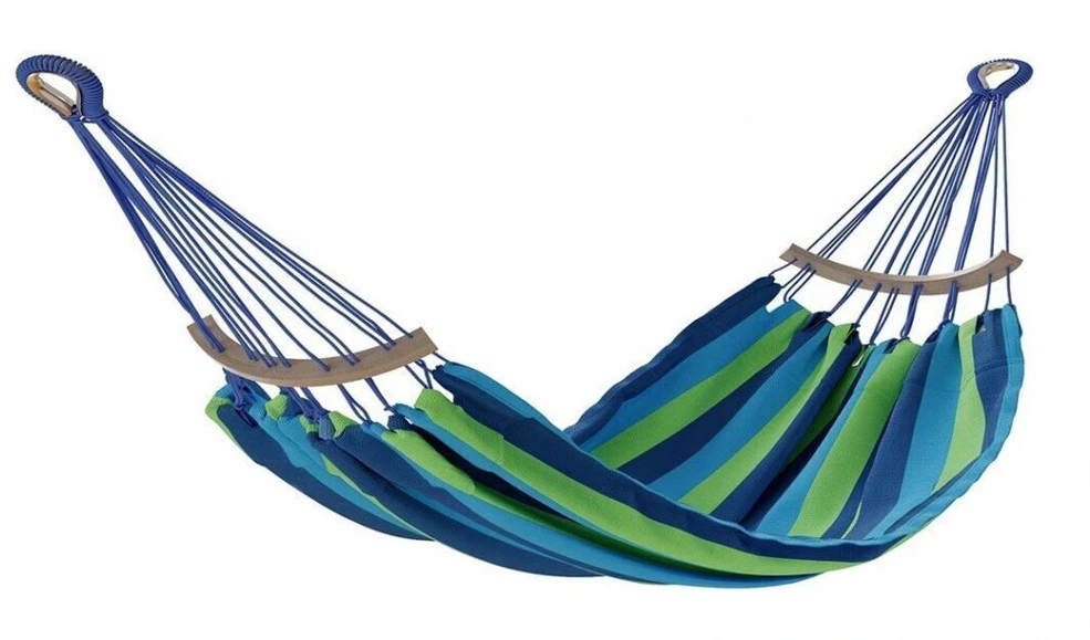 AmeliaHome Mėlynas hamakas 240x80 cm