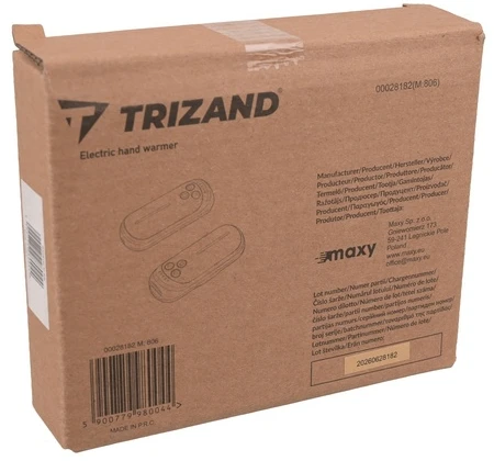 Įkraunamų rankų šildytuvų rinkinys Trizand, 2 × 3000 mAh