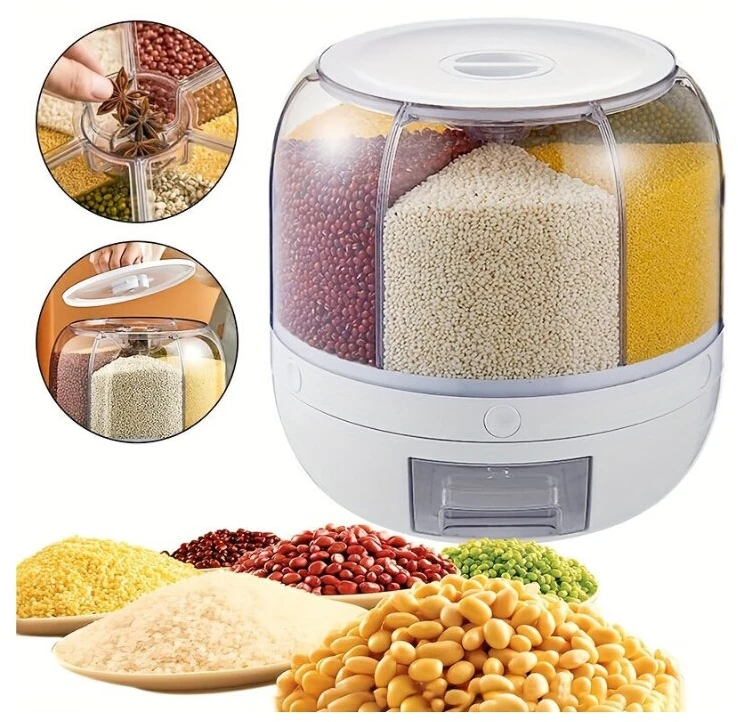 Indas kruopoms saugoti ir dozuoti, 10 l
