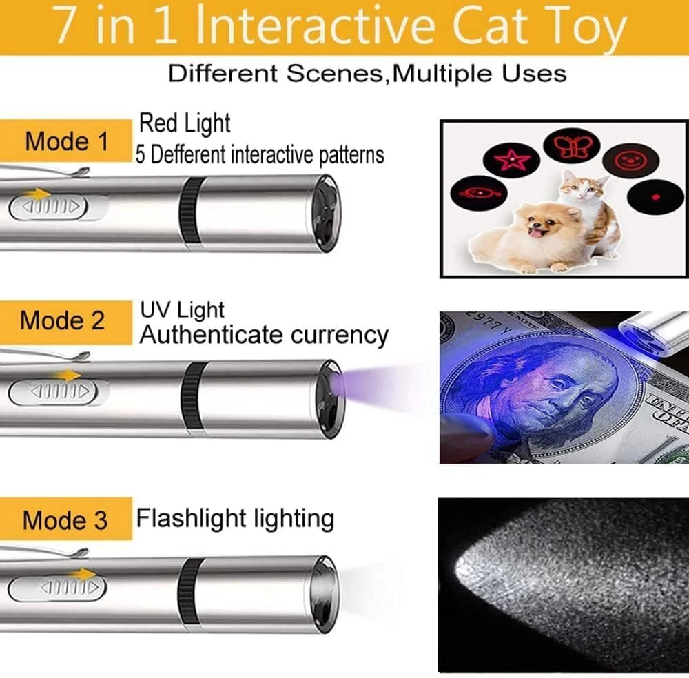 Interaktyvus LED lazeris augintiniams