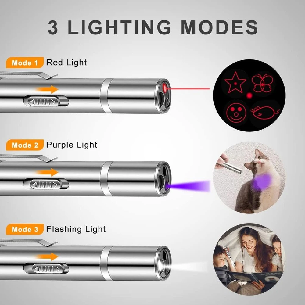 Interaktyvus LED lazeris augintiniams