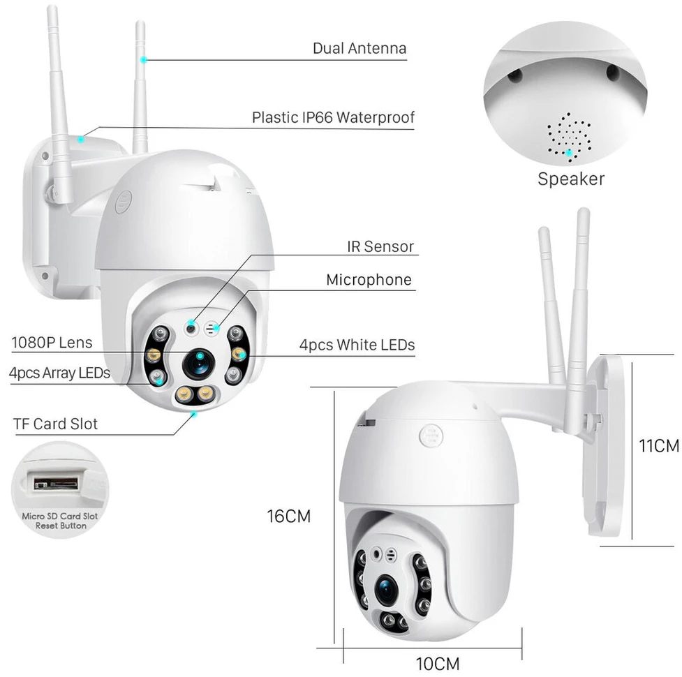 IP kamera su mikrofonu StoreXO