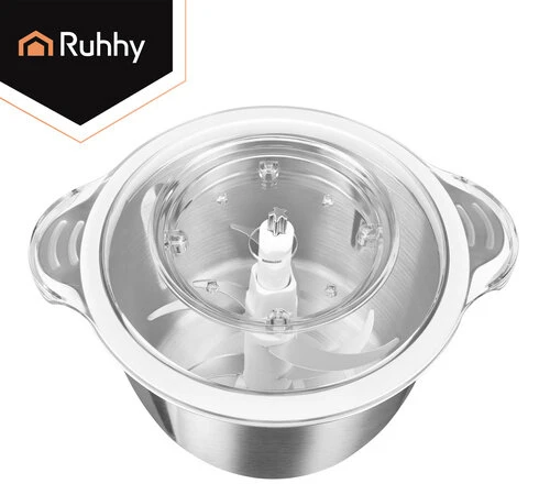 Elektrinis smulkintuvas Ruhhy 27823, 500 W, 2 l, spalva: juoda, sidabrinė