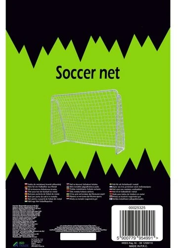 Futbolo vartų tinklas, 213 x 150 x 90 cm