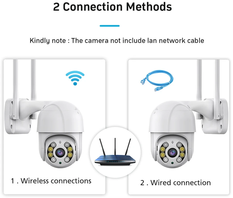Wifi stebėjimo kamera, 4mp Lantian Technology