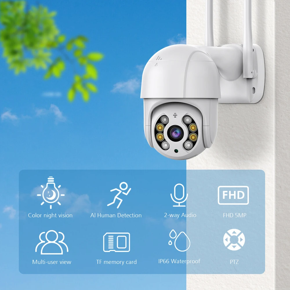 Wifi stebėjimo kamera, 4mp Lantian Technology