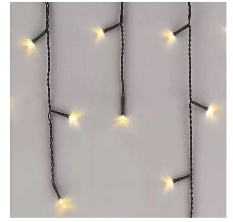 Kalėdinė girlianda su 300 LED šviesos diodų, lempučių, 21m, šiltai baltos spalvos