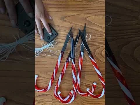 Kalėdinės dekoratyvinės sodo lemputės Candy Cane Lights Airi